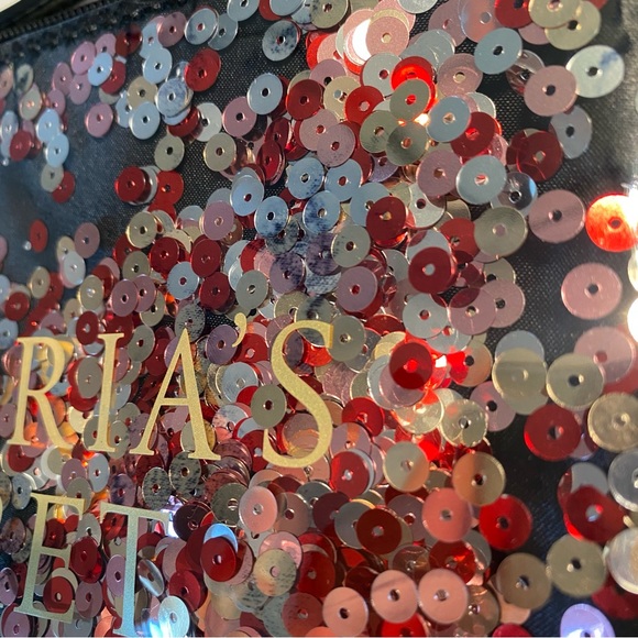 Victoria’s Secret Sequin Cosmetic Bag Pouch - Picture 12 of 12